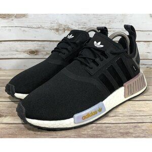 Adidas NMD R1 GY8537 Shoes Womens Size 9.5 Athletic Running Jogging Black